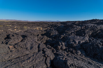 Pisgah Crater Mojave Desert Volcanic Cinder Cone and Lava Bed
