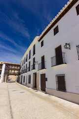 Main square of Tembleque town in Spain