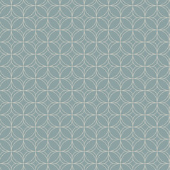 Fototapeta premium Geometrical vector seamless patterns on a gray background. Modern illustrations for wallpapers, flyers, covers, banners, minimalistic ornaments, backgrounds.