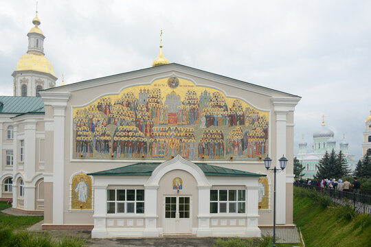 DIVEEVO, RUSSIA - JULY 29, 2021: Holy Trinity Saint Seraphim-Diveyevo Monastery