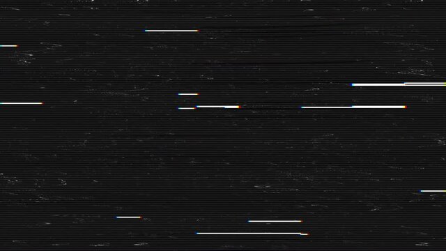 4k Loop VHS screen digital glitch. Black white static noise motion Animation. Design Abstract Digital Animation Pixel Noise Glitch Error Video Damage. No signal tv. 4k glitch effect.
