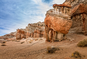 Cathedral like rock structures in the Red Rock Canyon State Park, California © Martina
