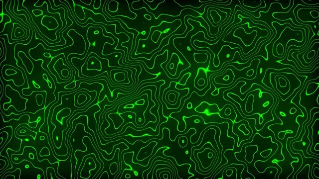 Abstract Colorful Design Colorful Swirl Texture Background. Green liquid waves corporate abstract motion background. Seamless loop. Motion shapes Outline Border. Wave stripes. Video animation VJ, 4K