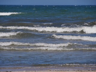 Wellen in der Ostsee