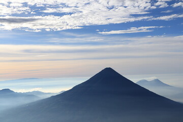 mountain and sky