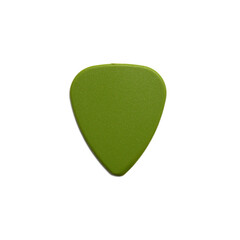 Guitar pick isolated on white background