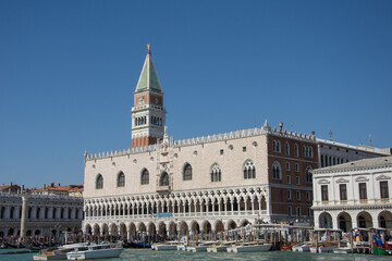Naklejka premium Campanile di San Marco ,in Venice,Italy,2019