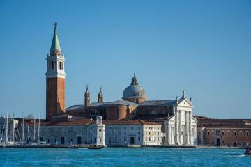 Fototapeta na wymiar The tower of San Giorgio ,Italy, Venice , 2019