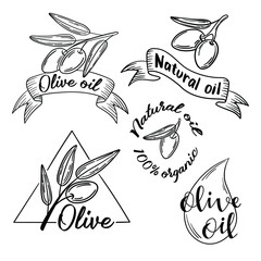 Olive logo set