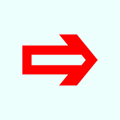 red arrow sign