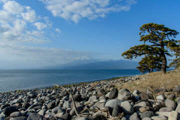 beach and rocks