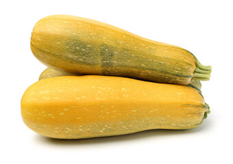 Zucchini on a white background 
