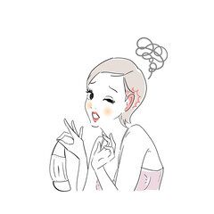 マスクによるトラブルに困る女性