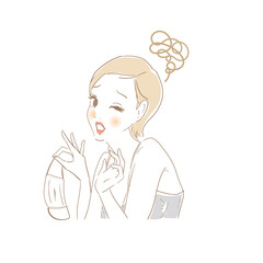 マスクによるトラブルに困る女性