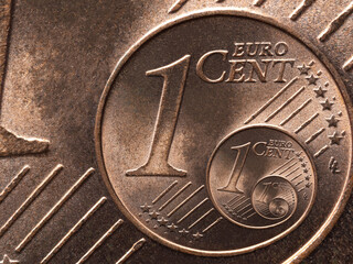 1 Euro Cent Coin Spiral