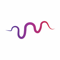 Fototapeta na wymiar music sound wave logo icon vector, speaker and headset