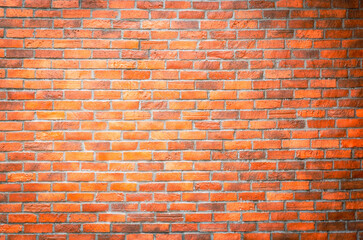 Red brick wall seamless background - texture pattern.