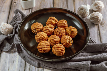 Korean style walnut cookies 'Hodu-gwaja'