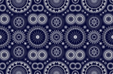 Geometric ethnic pattern vector background. seamless pattern traditional, Design for background, wallpaper, Batik, fabric, carpet, clothing, wrapping, and textile. ethnic pattern illustration.
