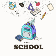 back to school banner template
