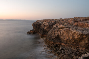 Obraz premium Sunset in Can Marroig in Formentera, Spain