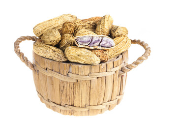 Peanut in a basket