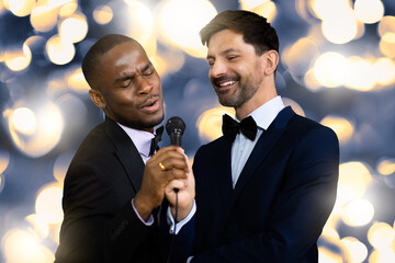 Homosexual Couple Dancing