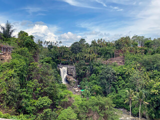 Fototapeta na wymiar Tegenungan Waterfall Bali Indonesia - stock photo