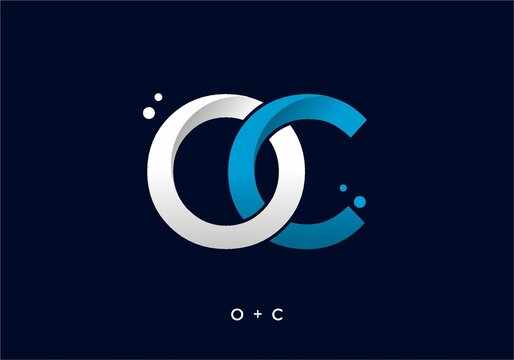White blue color of OC initial letter