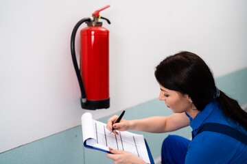 Safety Checking Fire Extinguisher