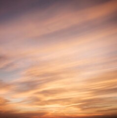 sunset in the sky