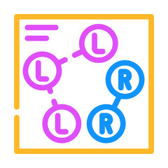 dance scheme color icon vector. dance scheme sign. isolated symbol illustration