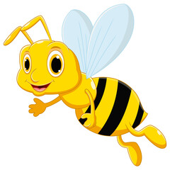 Cute bee cartoon