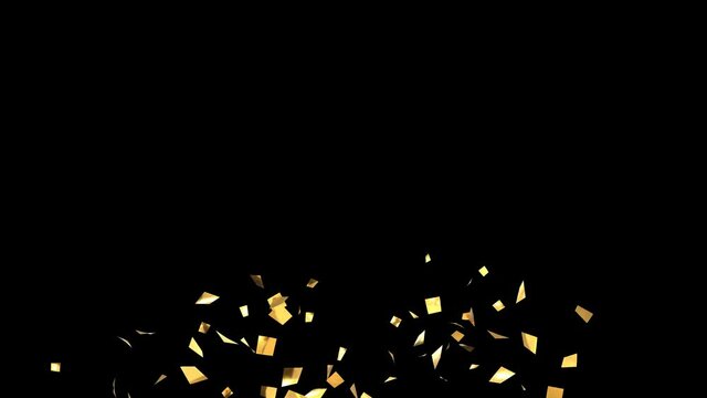 紙吹雪 クラッカー party popper 金 マスクあり [ループ対応] [別Verあり]