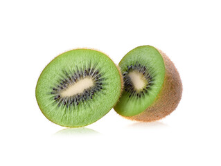 Fototapeta na wymiar kiwi fruit on white background