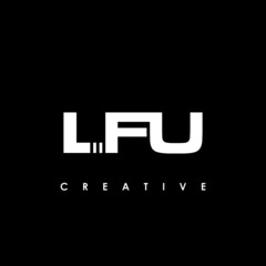 LFU Letter Initial Logo Design Template Vector Illustration