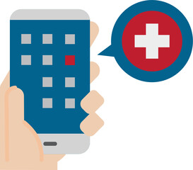 Obraz premium Application Icon. Medical Check up concept icon style