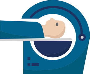 Tomography Icon. Medical Check up concept icon style	