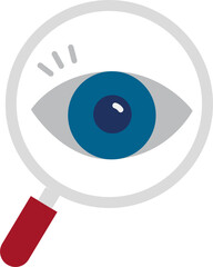 Eyesight Icon. Medical Check up concept icon style