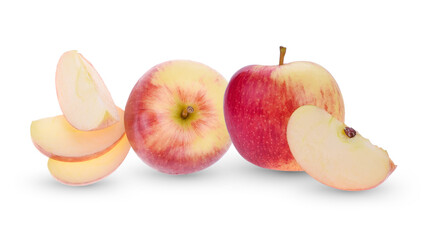 Naklejka na ściany i meble apple fruit isolated on white background.