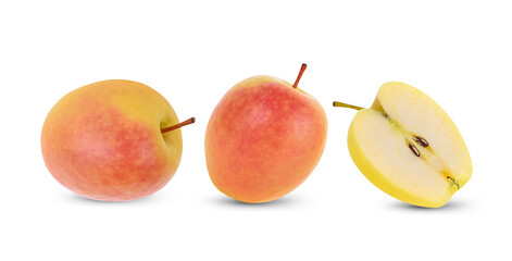 apple fruit isolated on  white background.