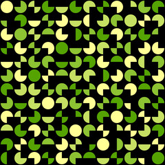 digger technical pattern. segments of circles. vector seamless pattern. abstract geometric shapes. simple repetitive background. fabric swatch. wrapping paper. continuous design element for textile