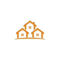 home logo vector icon illustration
