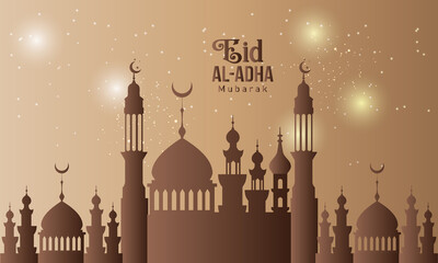 Eid Mubarak Happy Eid Al Adha Muslim eid culture Islamic Arabic Style design