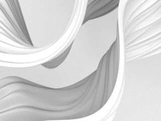 White abstract liquid wavy background