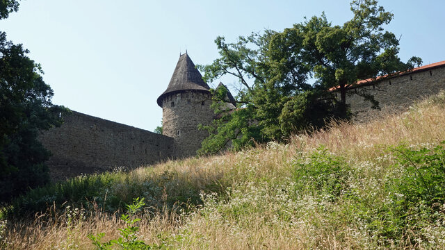 Fortifications with tower of the castle helfstyn
