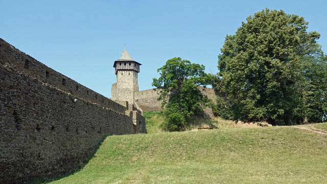Fortifications with tower of the castle helfstyn