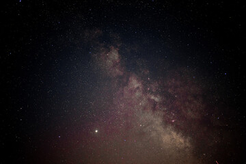 vistas nocturnas del cielo estrellado