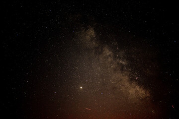 vistas nocturnas del cielo estrellado
