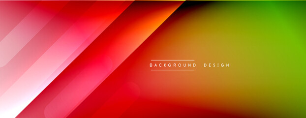 Dynamic lines abstract background. 3D shadow effects and fluid gradients. Modern overlapping forms